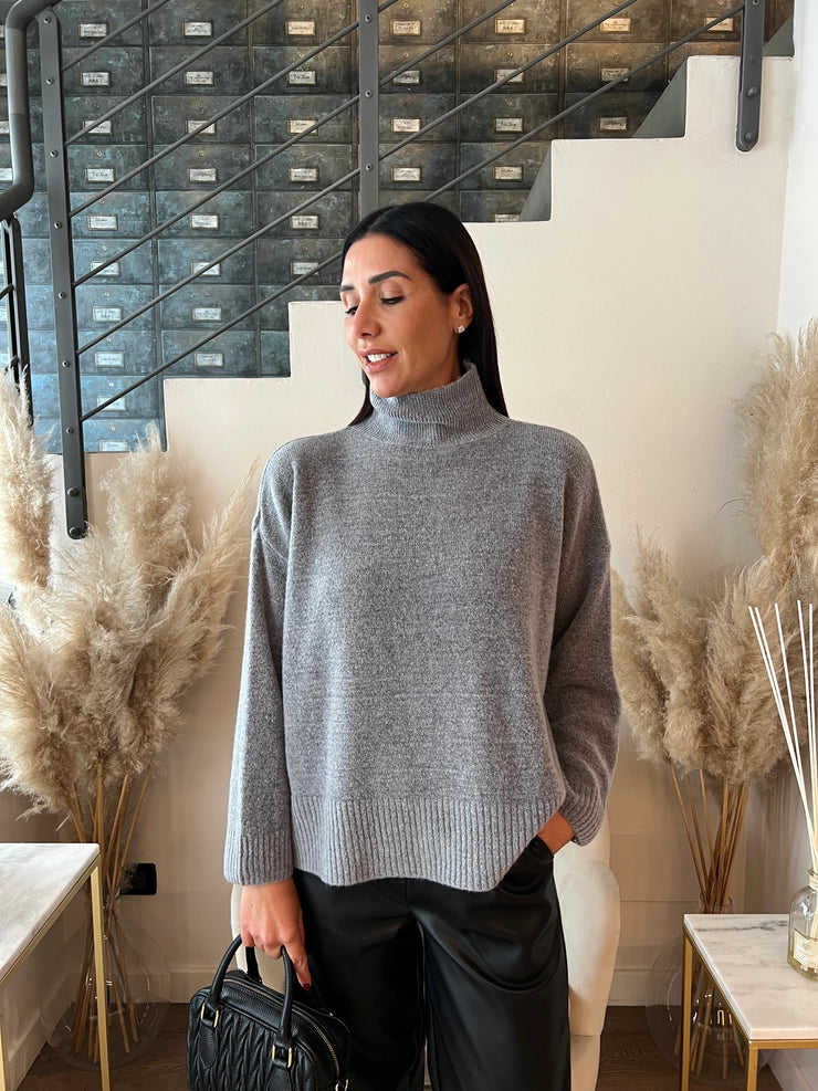 MAGLIONE LUPETTO ALPACA