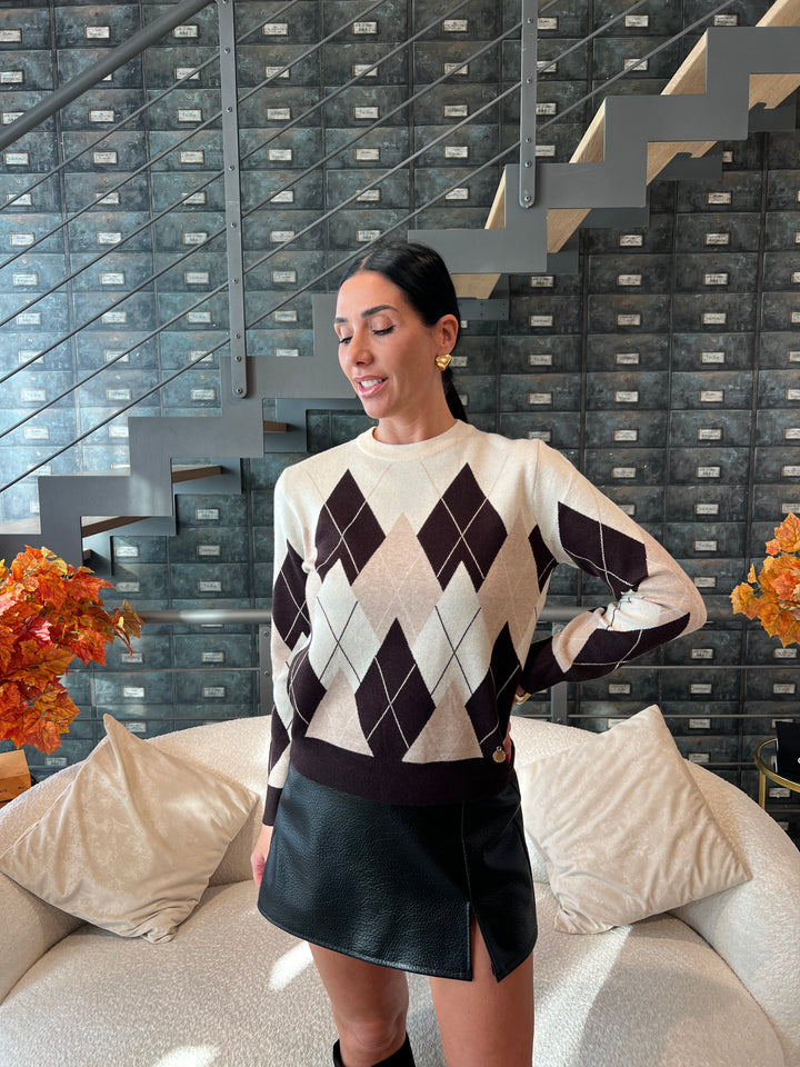 MAGLIONE LOSANGHE VISCOSA
