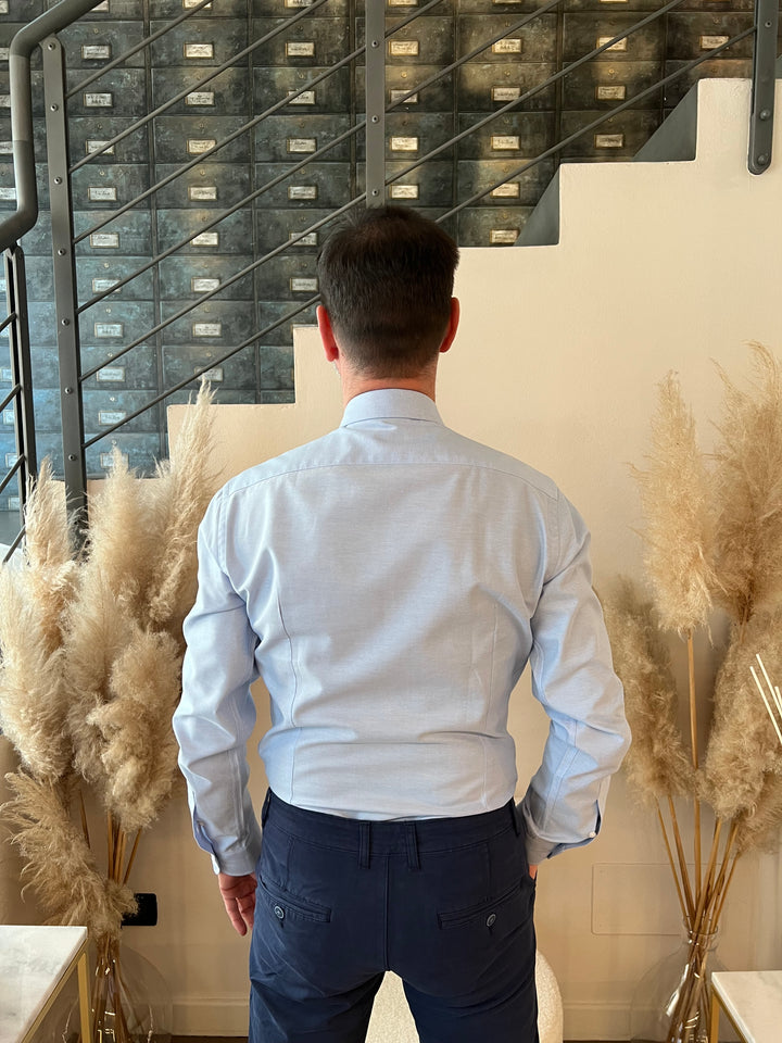 CAMICIA OXFORD AZZURRO