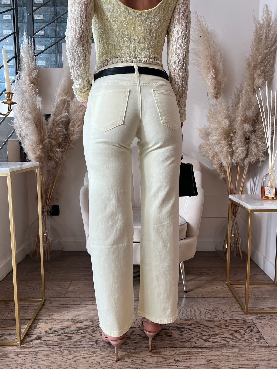 JEANS BASIC GIALLO