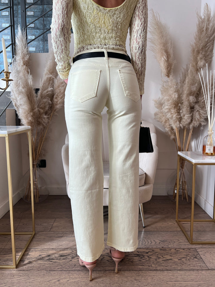 JEANS BASIC GIALLO