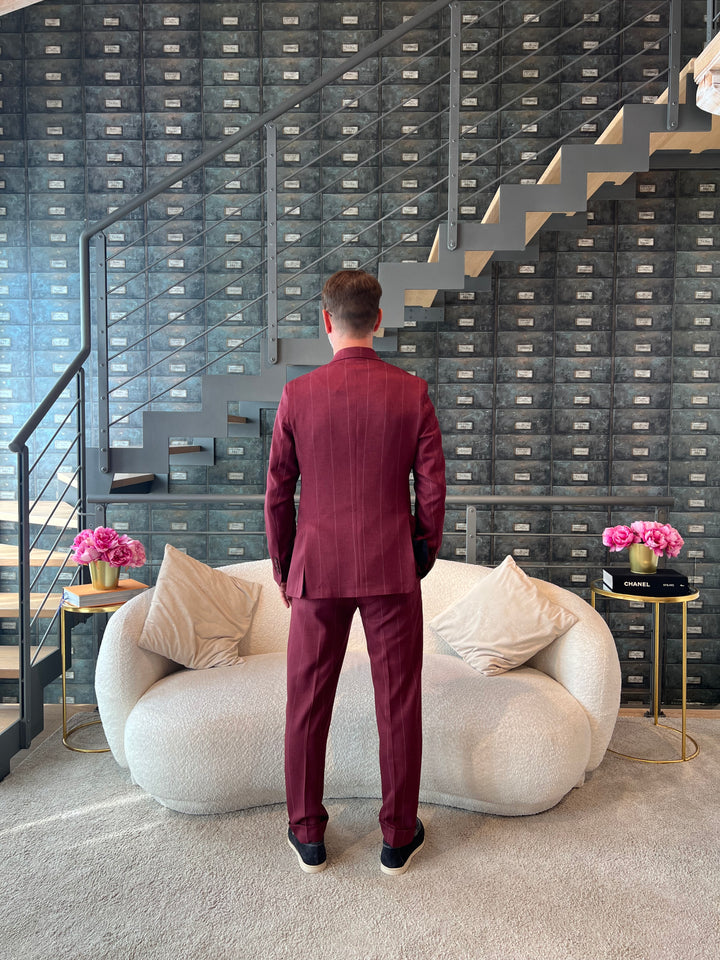 COMPLETO LAPO GESSATO BORDEAUX
