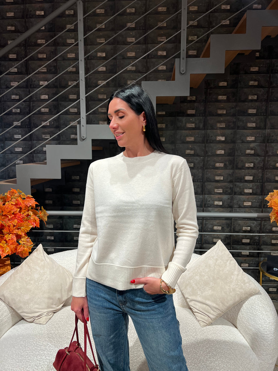 MAGLIONE LANA GIROCOLLO