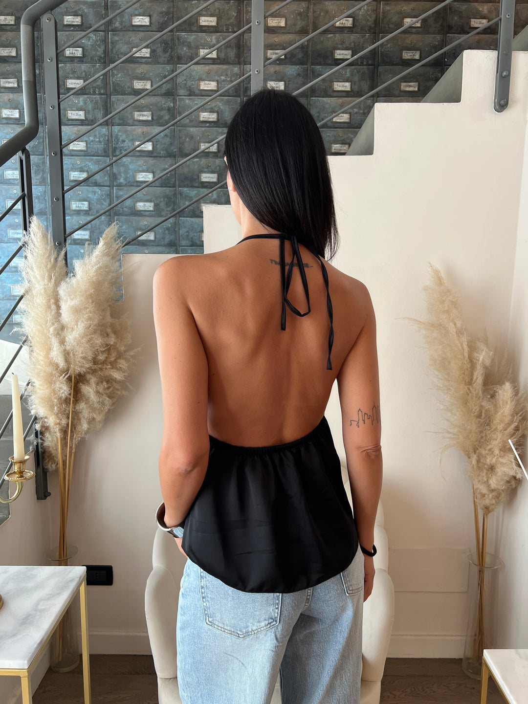 TOP STRASS TRIANGOLO