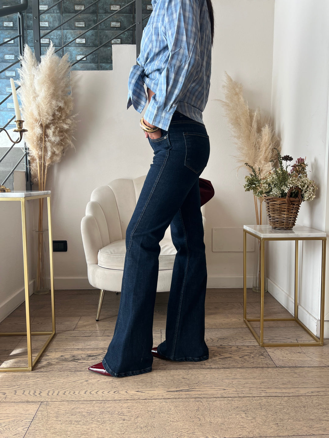 JEANS LUMINA CINTURA