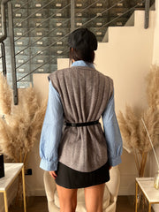 GILET CON CAMICIA