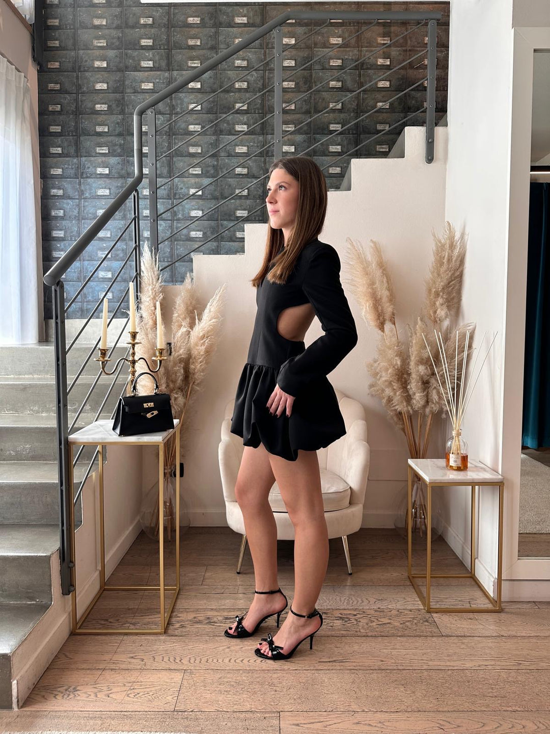 ABITO LUMINA GONNA ARRICCIATA