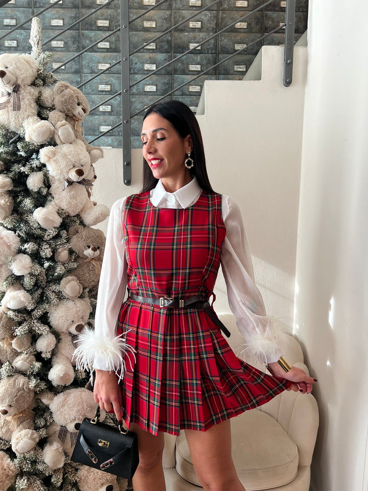 ABITO SCAMICIATO TARTAN