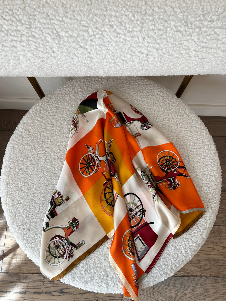 FOULARD SATIN FANTASIA