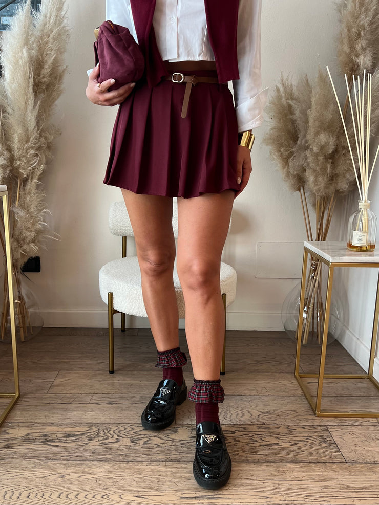 SHORTS PIEGHE