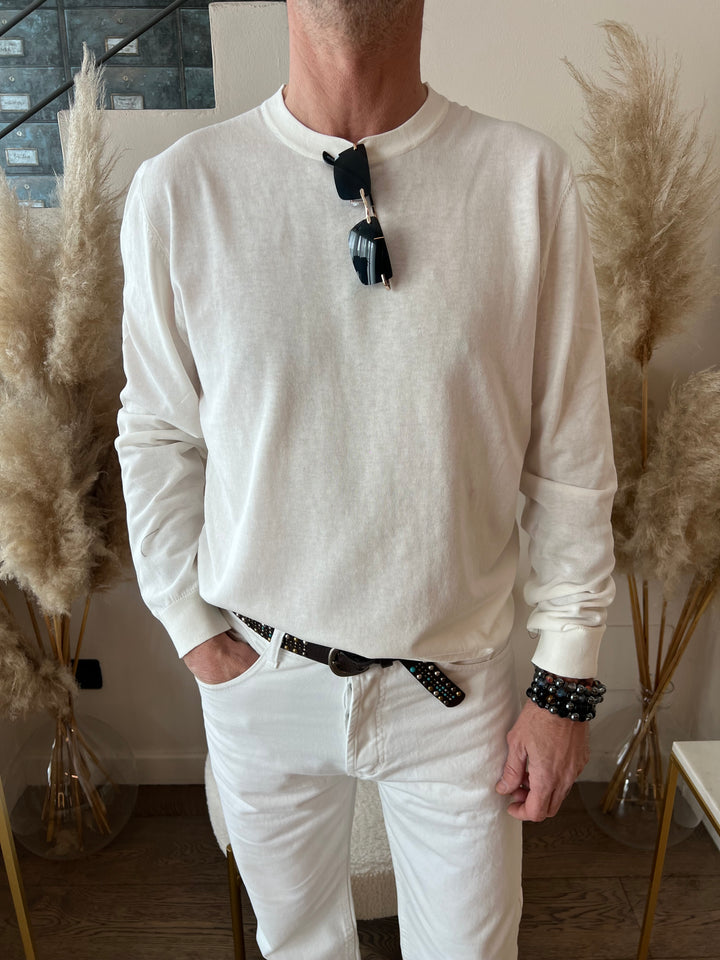 MAGLIONE COTONE GIROCOLLO