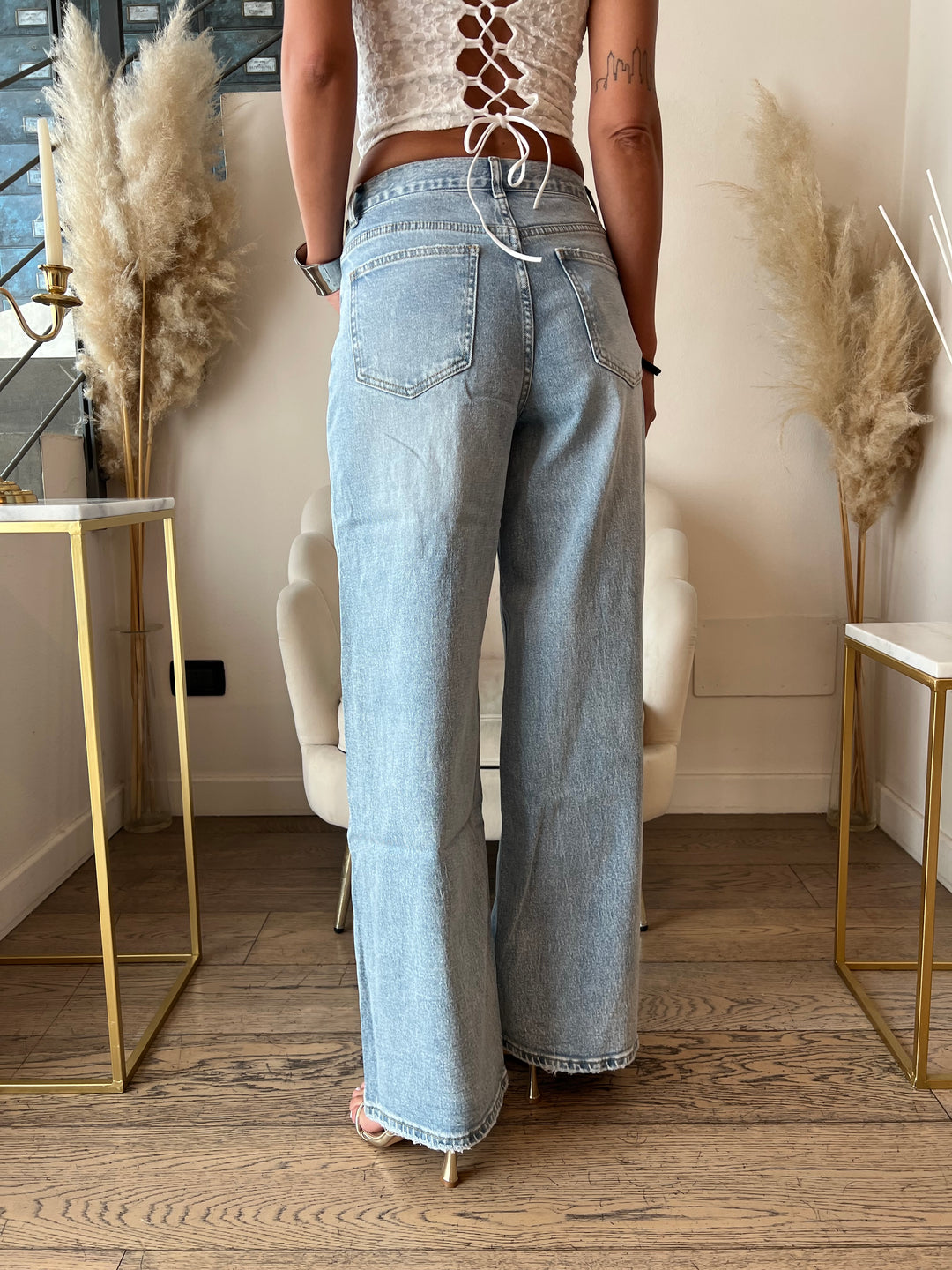 JEANS ALLACCIATURA STORTA