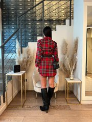 CAMICIA LUNGA TARTAN