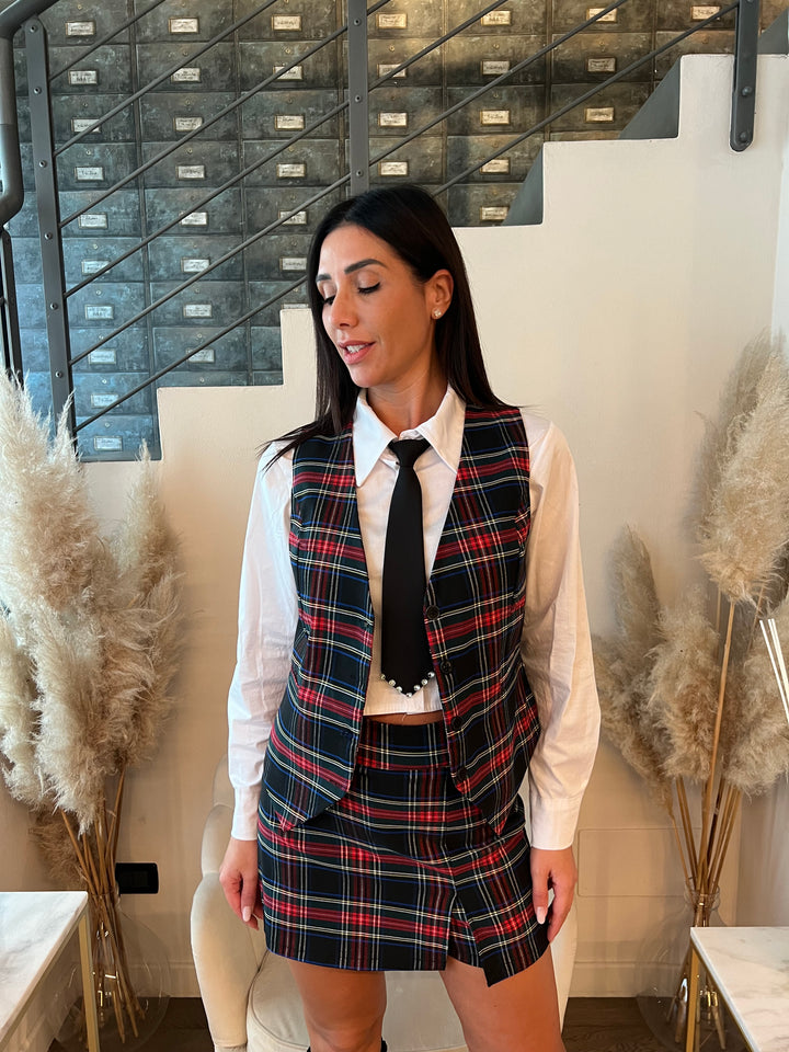 GILET TARTAN