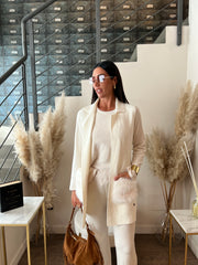 GILET TASCHE ECOFUR