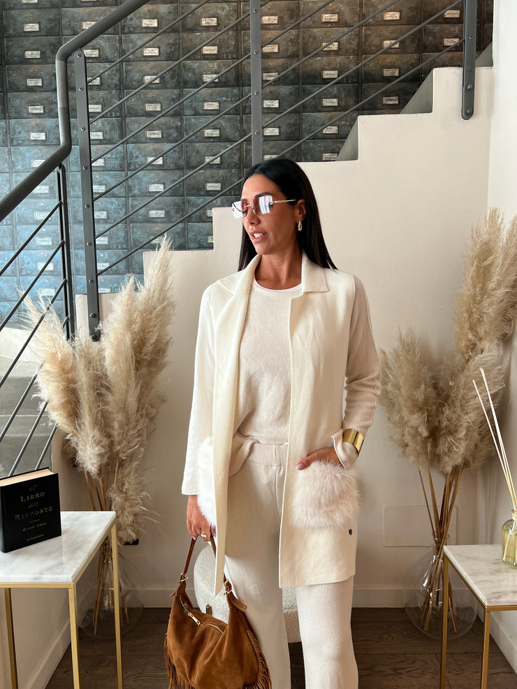 GILET TASCHE ECOFUR