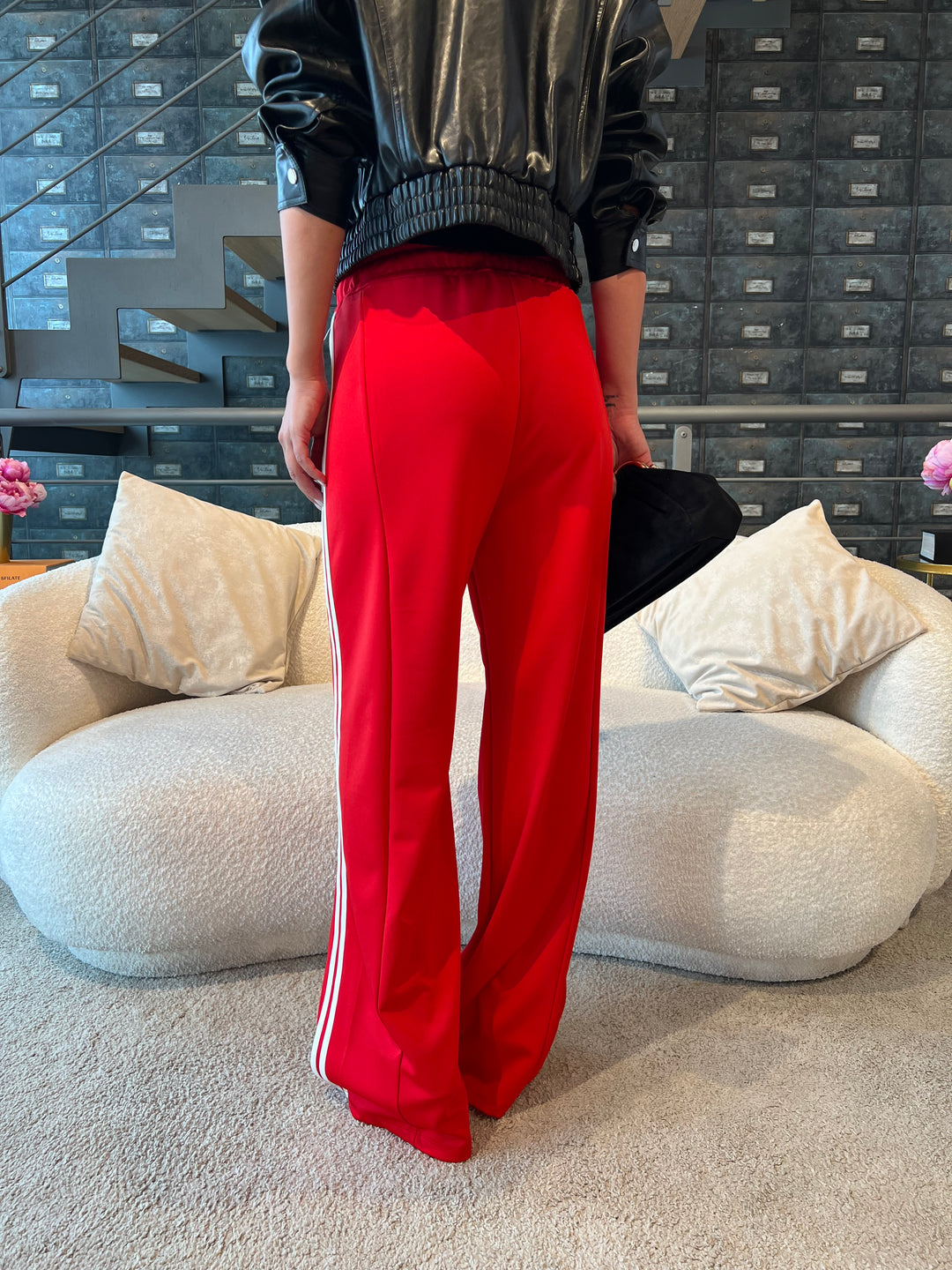 PANTA BANDE ROSSO