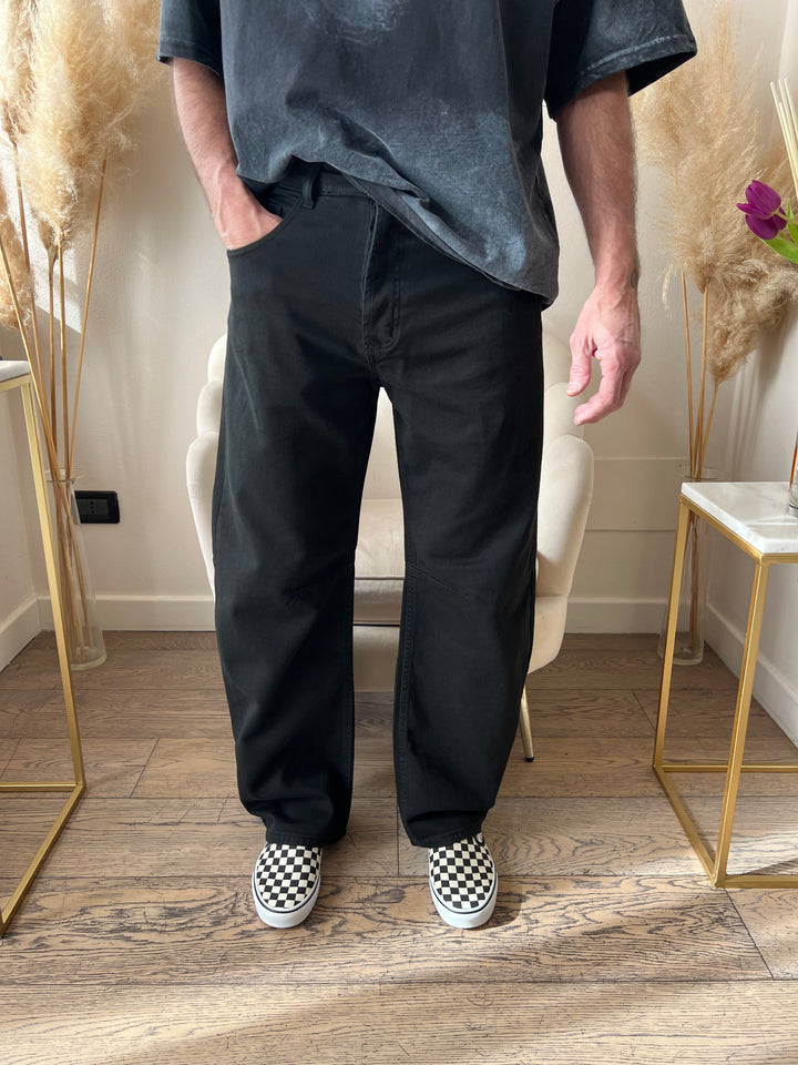 JEANS BALLOON NERO