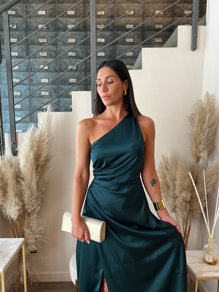 ABITO STRASCICO MONOSPALLA VERDE