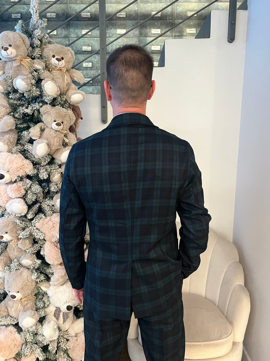 GIACCA TARTAN VERDE