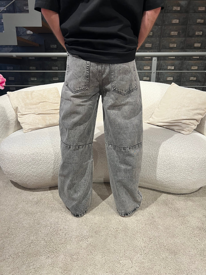 JEANS BALLOON GRIGIO