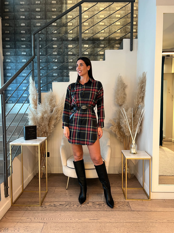 CAMICIA LUNGA TARTAN