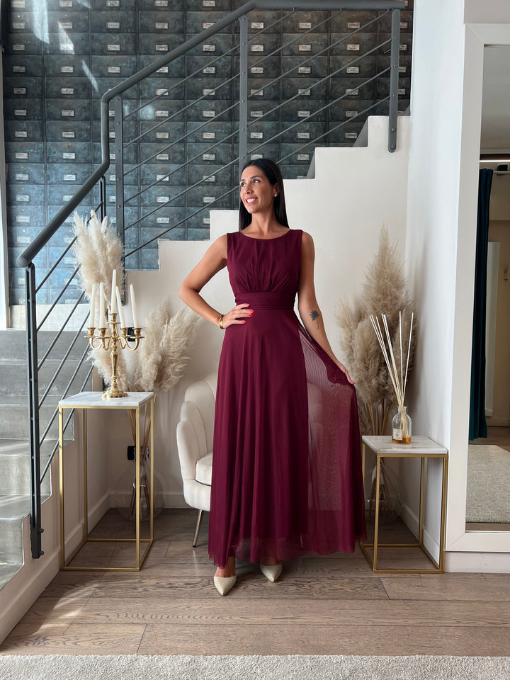 ABITO GIULIA BORDEAUX