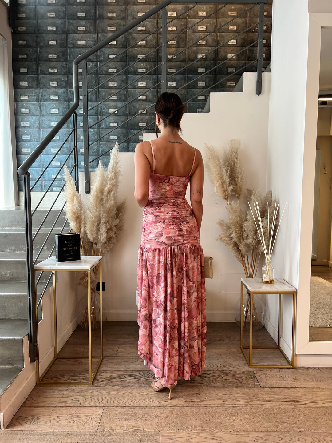ABITO TULLE FIORI COPPETTE