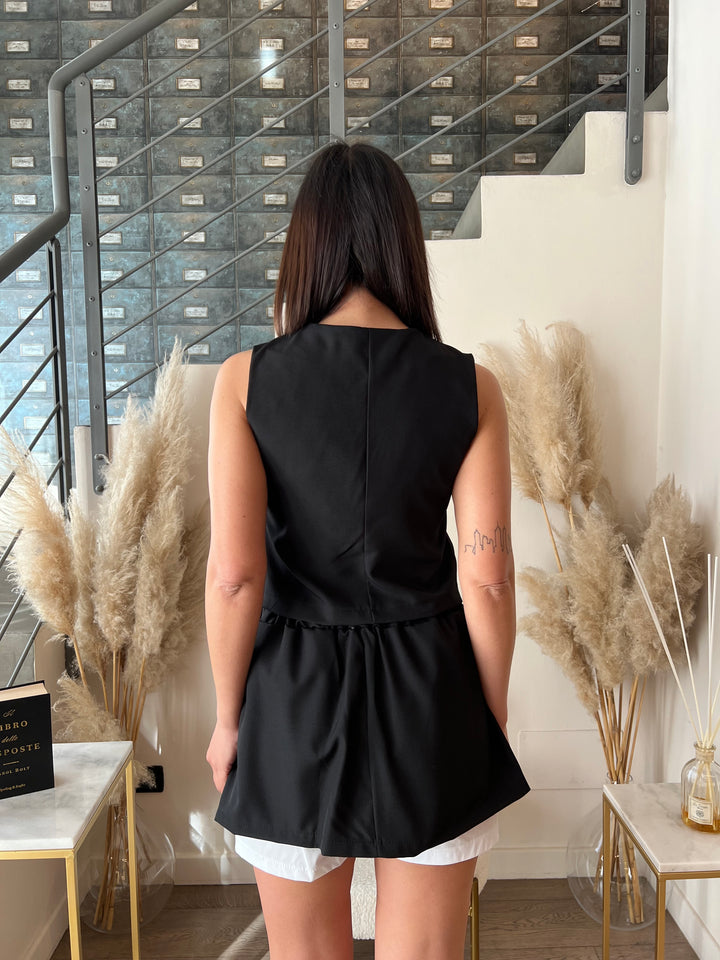 SET BORDI GILET