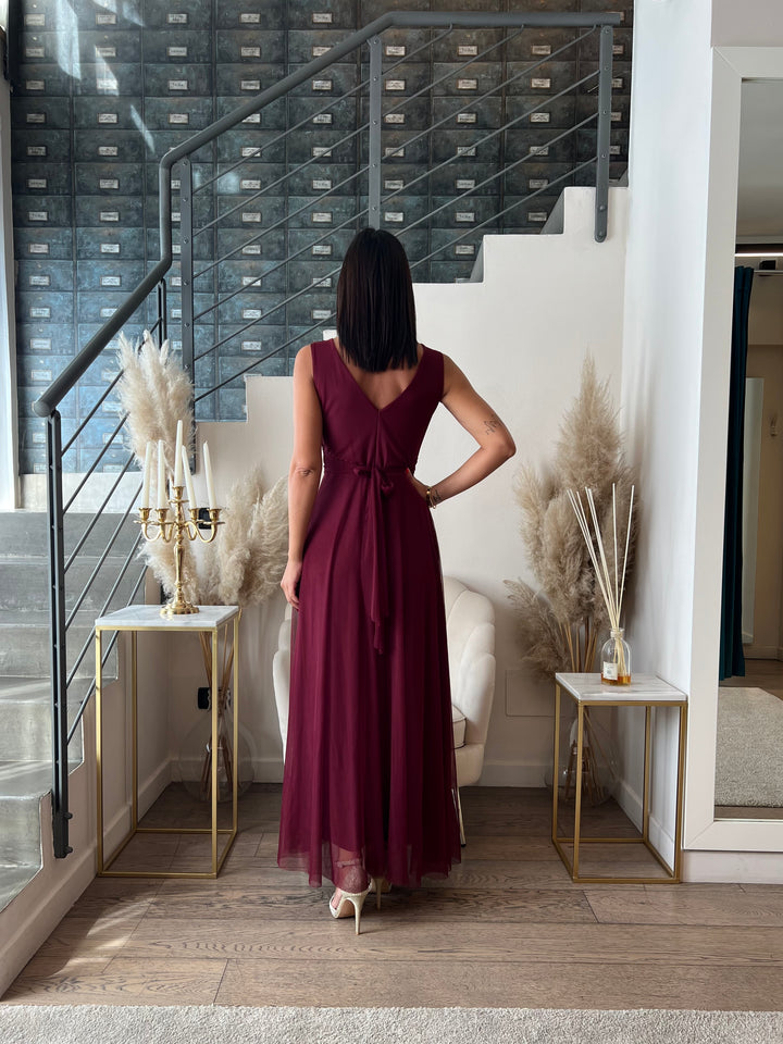 ABITO GIULIA BORDEAUX