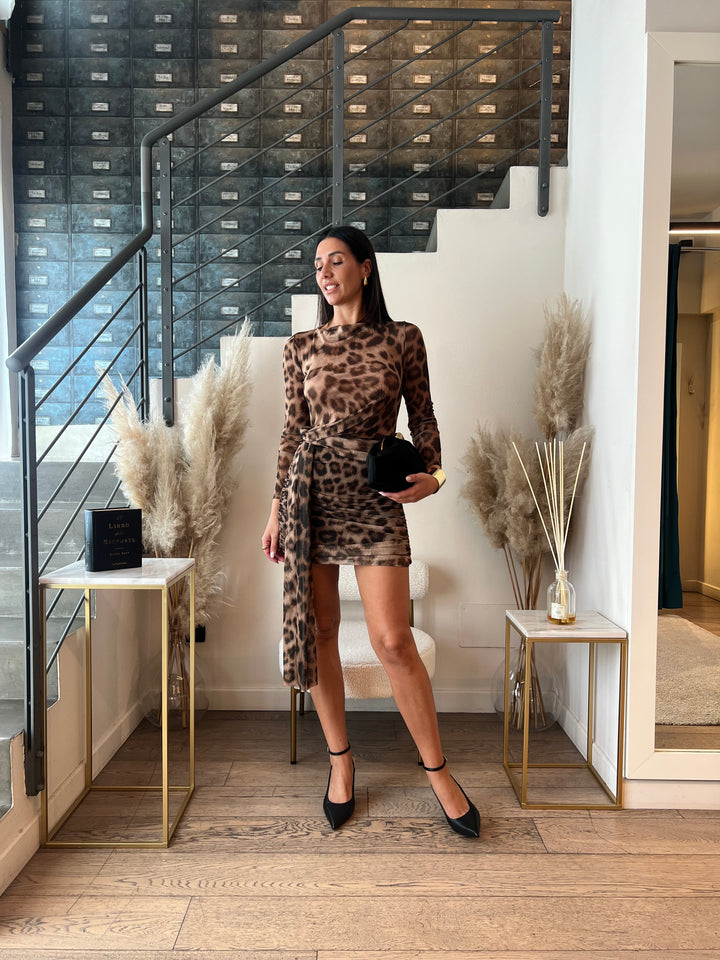 ABITO LUMINA MACULATO MARRONE