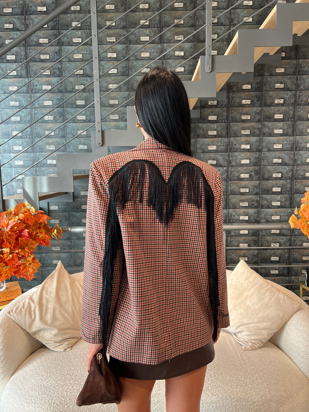 GIACCA TWEED FRANGE