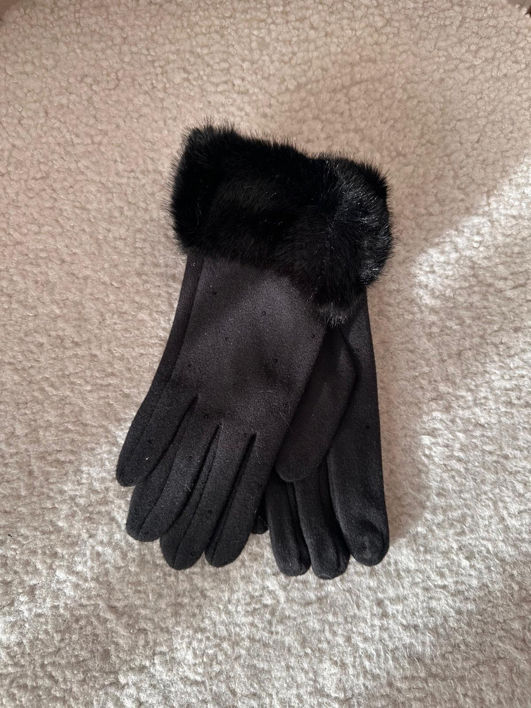 GUANTI ECOFUR STRASS