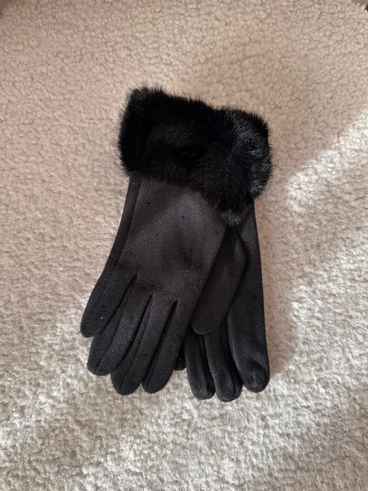 GUANTI ECOFUR STRASS