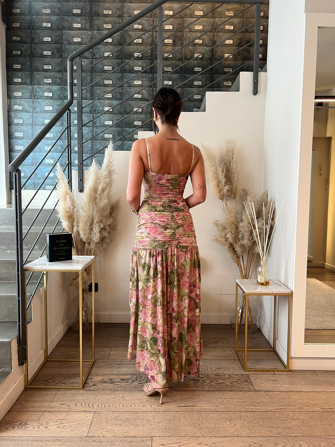 ABITO TULLE FIORI COPPETTE