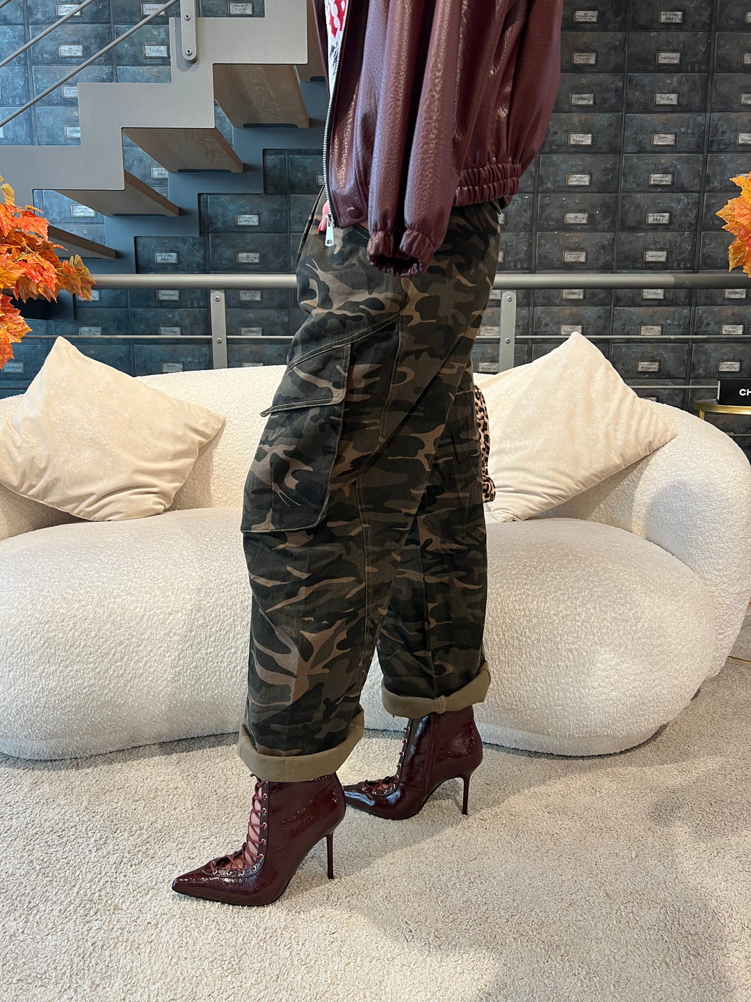 JEANS MIMETICO CARGO
