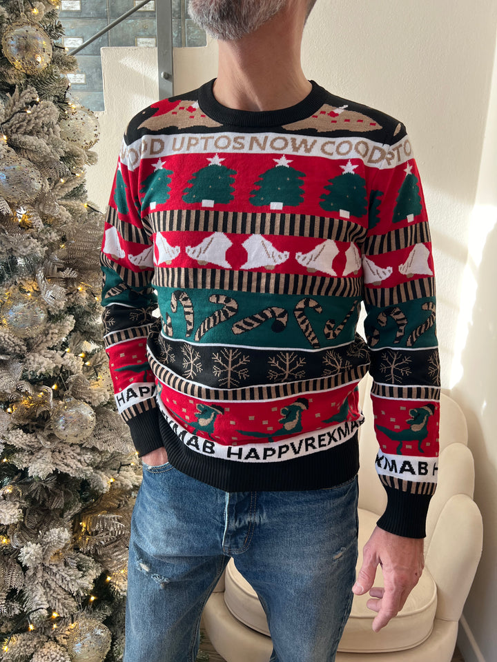 MAGLIONE NATALE ALBERI