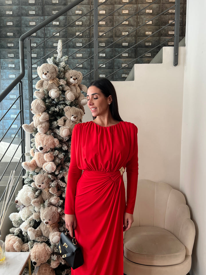 ABITO TOP DRAPPEGGIO MIDI