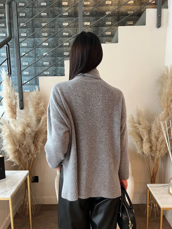 MAGLIONE LUPETTO ALPACA