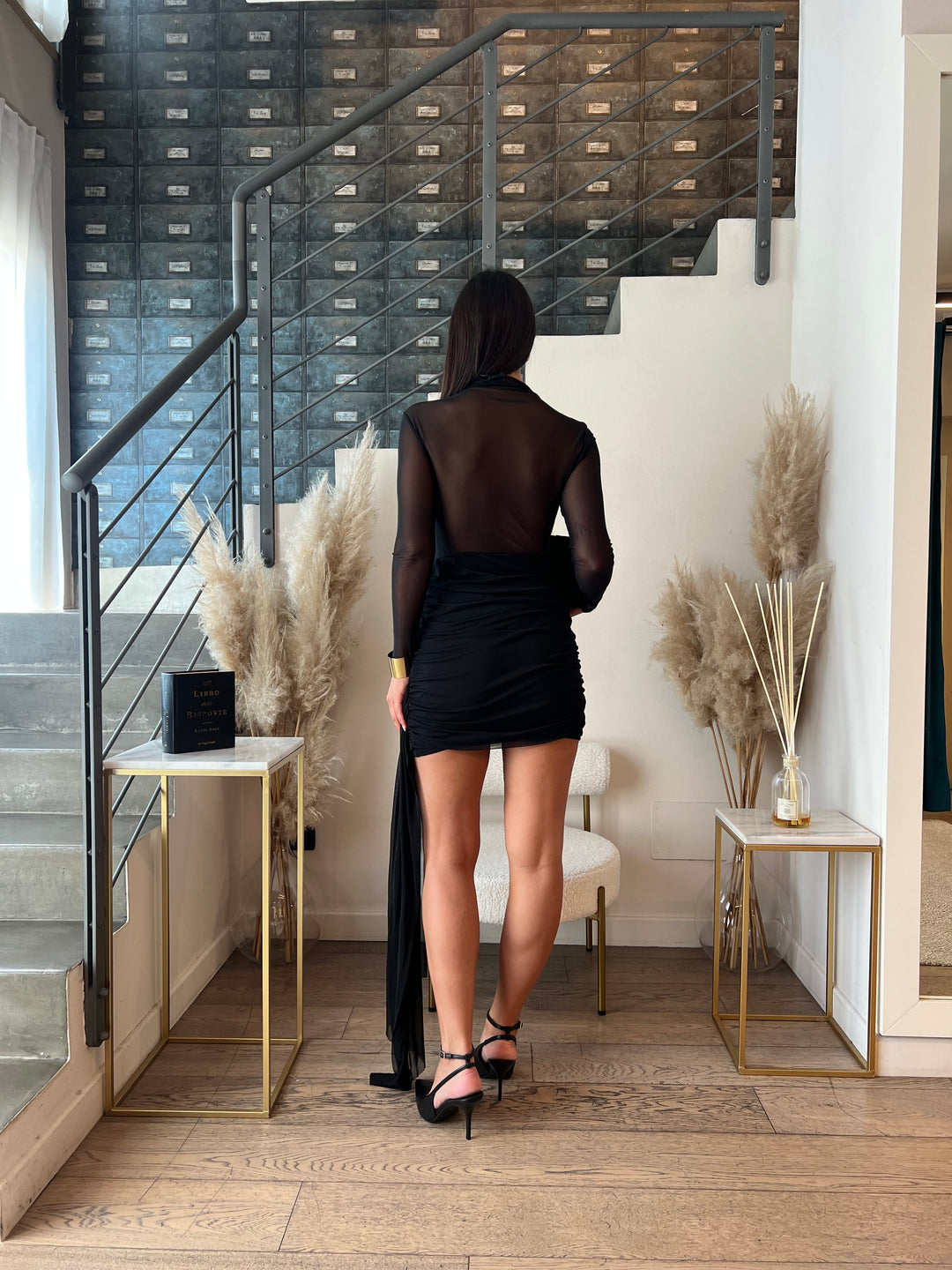 ABITO LUMINA FASCIA NERO