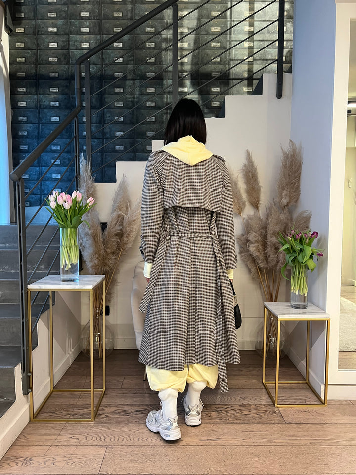 TRENCH PIED DE POULE