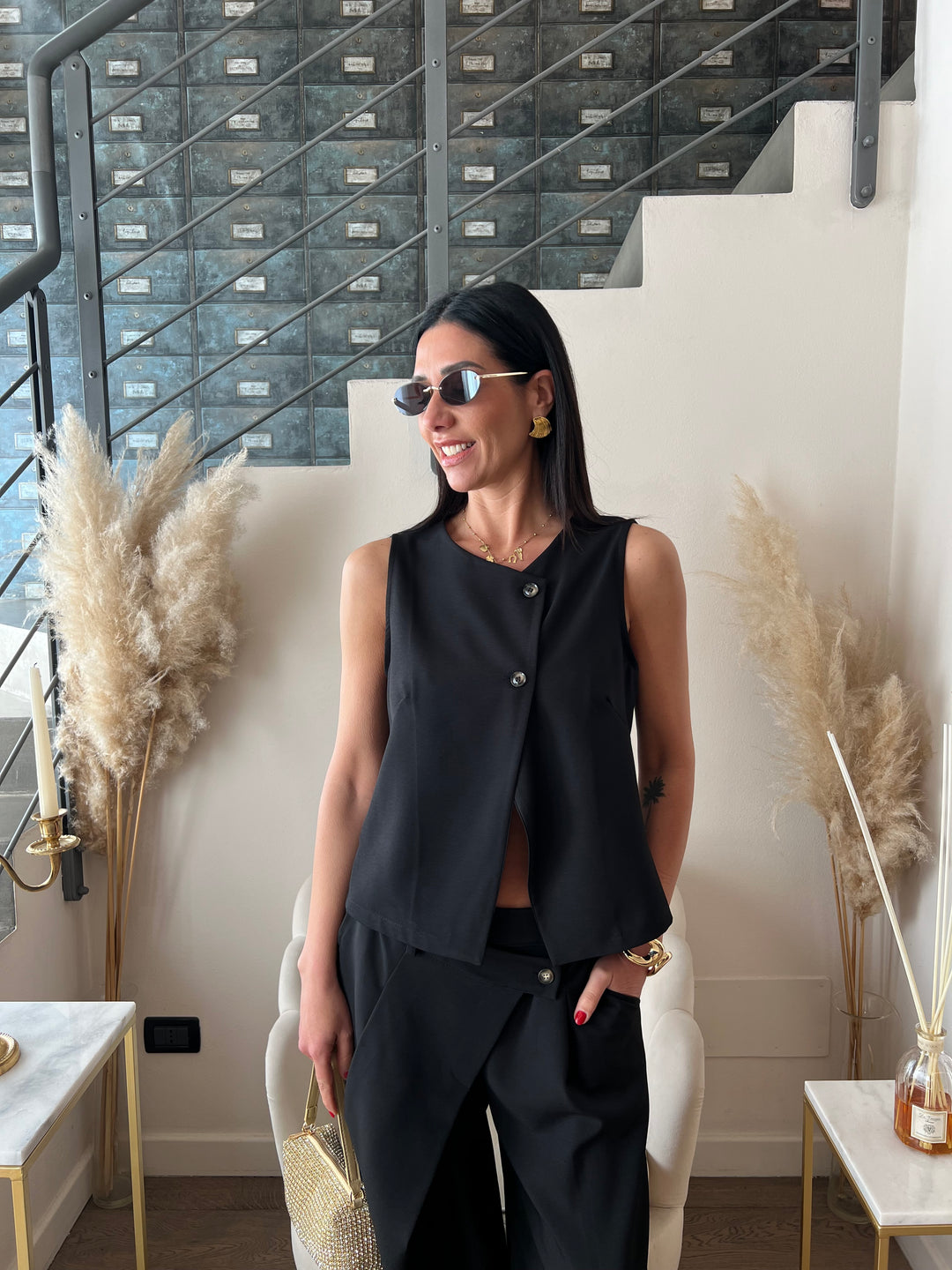 GILET MIRIAM BOTTONI