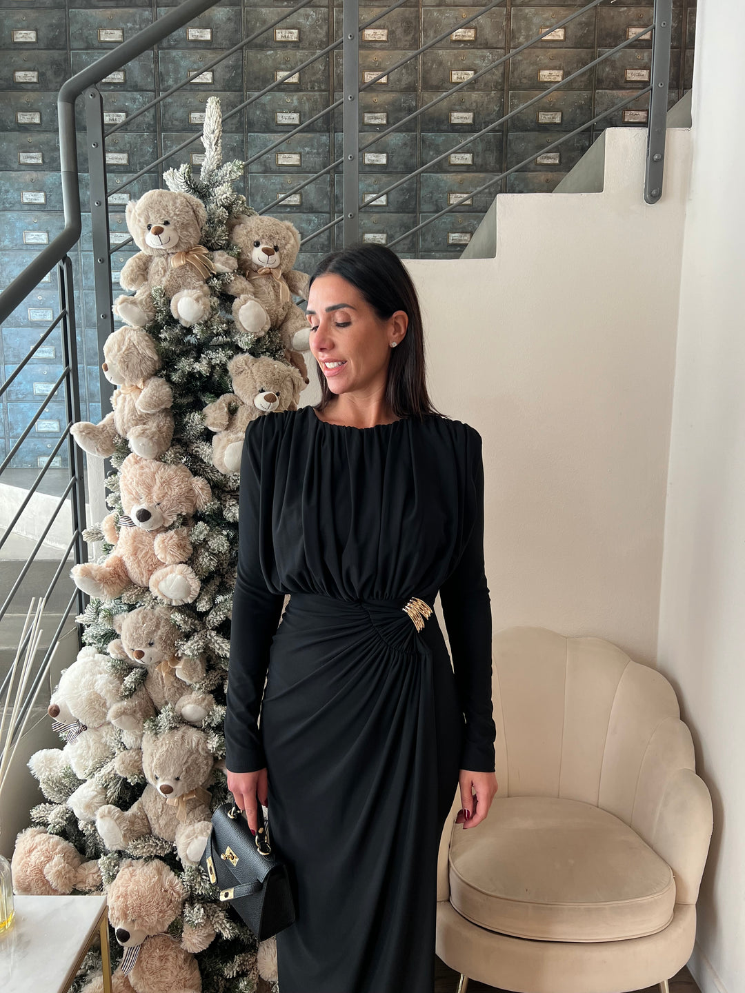 ABITO TOP DRAPPEGGIO MIDI