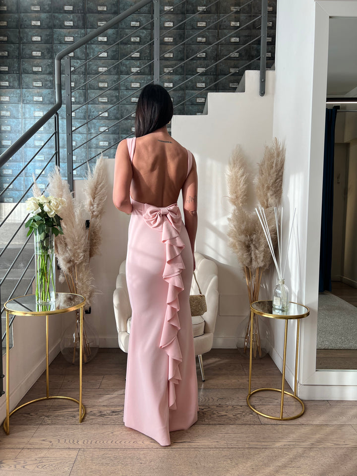 ABITO SIRENA FIOCCO ROSA