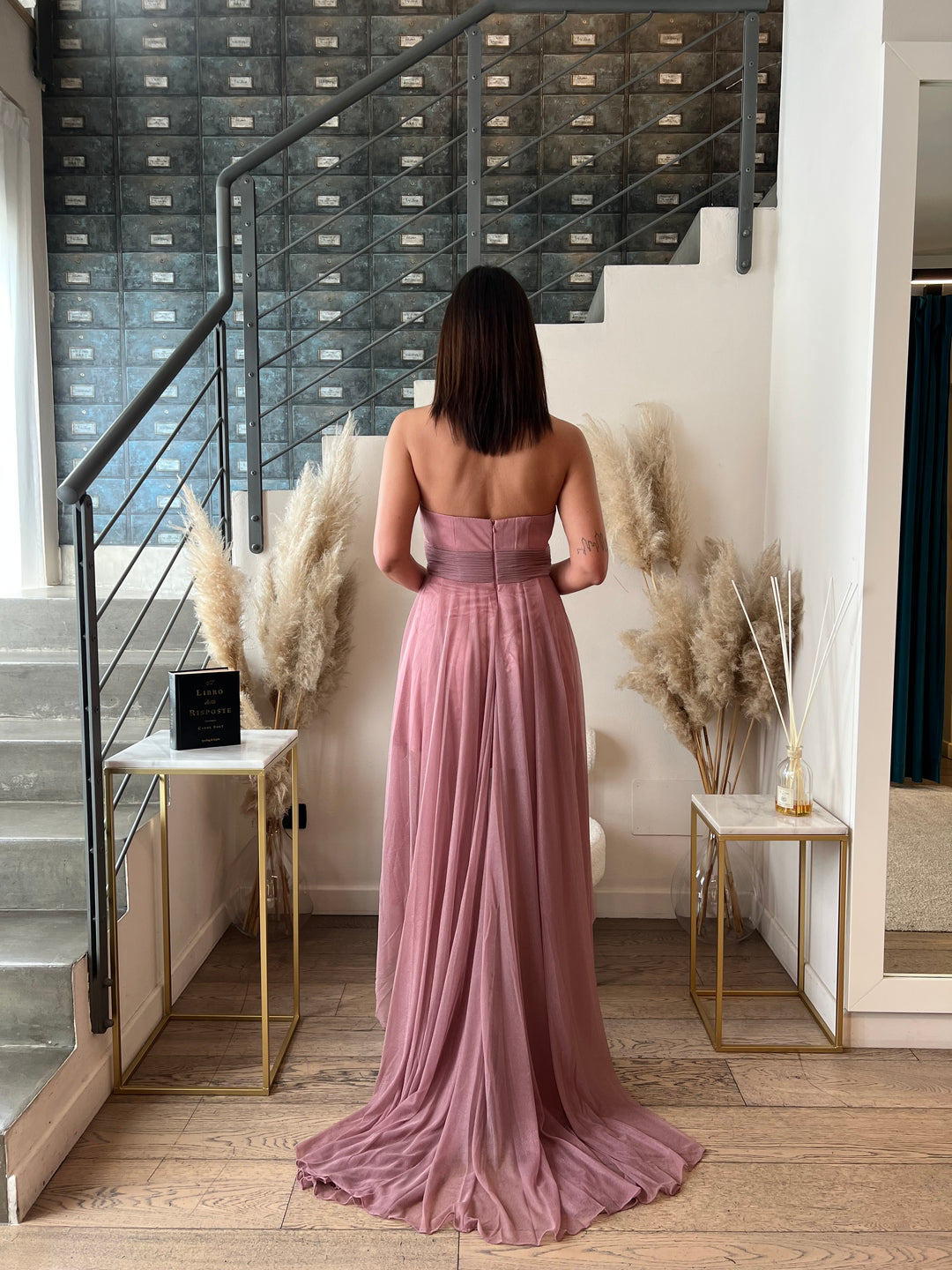 ABITO ADELE CORTO ROSA