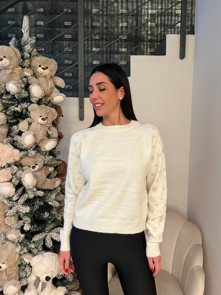 MAGLIONE STELLE MANICHE