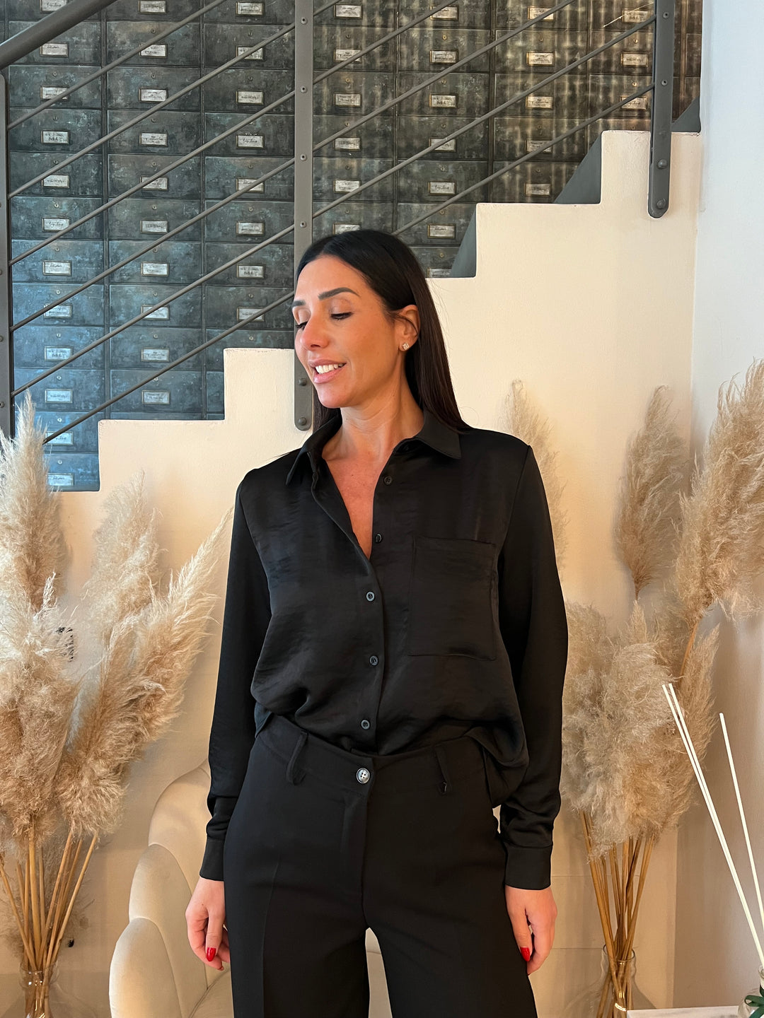 CAMICIA PIZZO SCHIENA