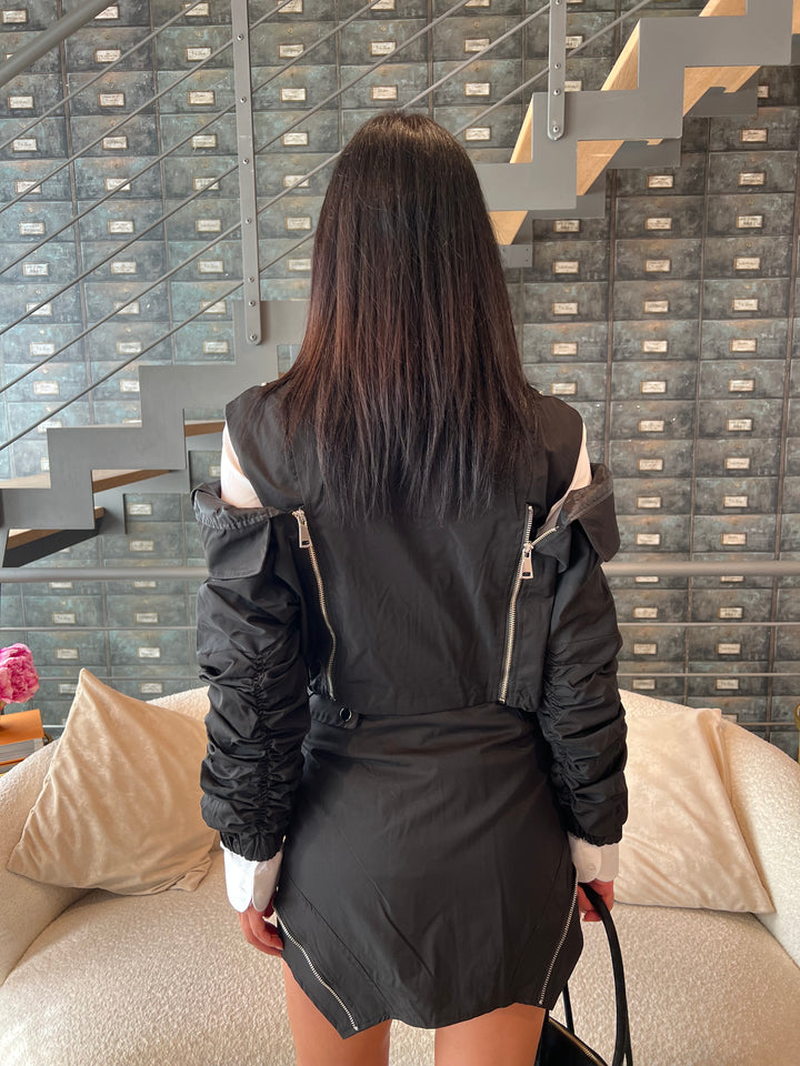 BOMBER NYLON CERNIERE