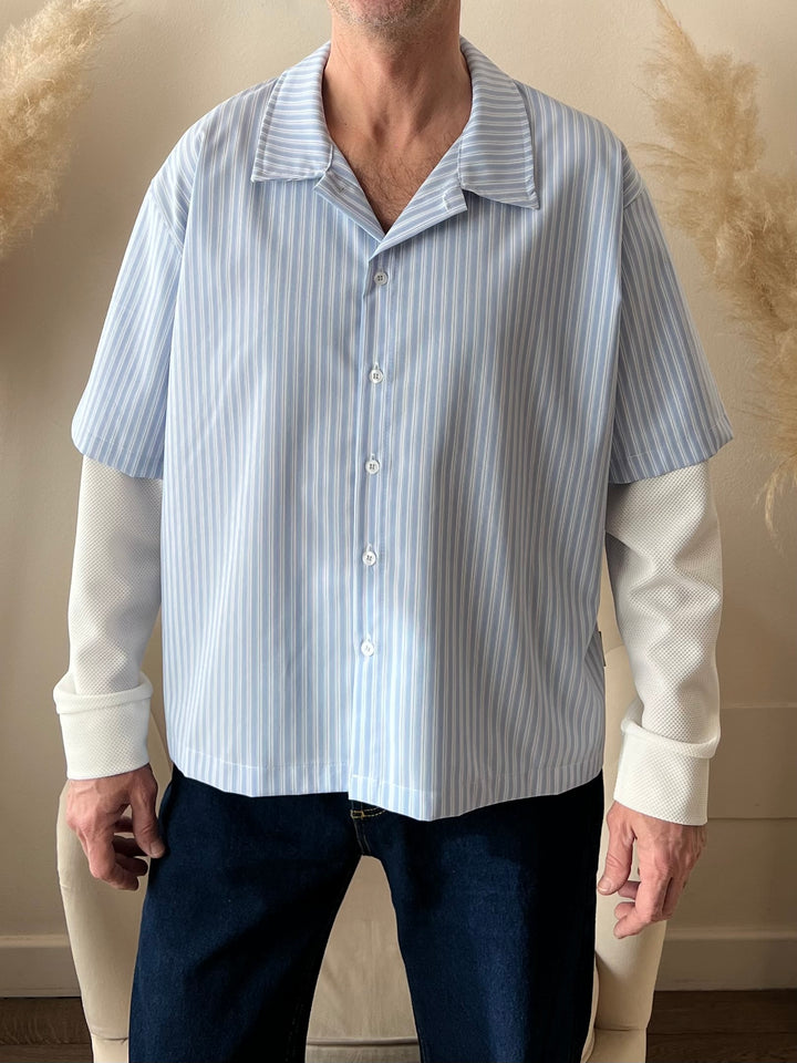 CAMICIA MANICHE BIANCHE