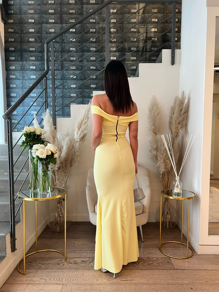 ABITO SIRENA CUORE GIALLO